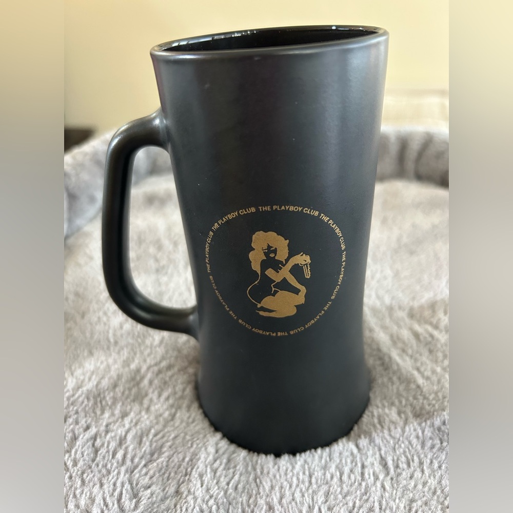 Vintage “The PLAYBOY Club” Black and Gold Mug Mug